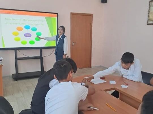 14мамыр күні психолог Г.Ермұханова Д-04-24 тобына тренинг өткізді.Мақсаты- отб…